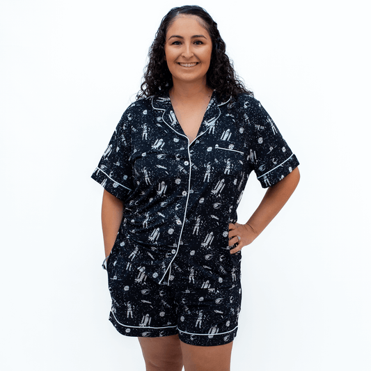 Beyond the Galaxy, Women's Button Up Pajama Set