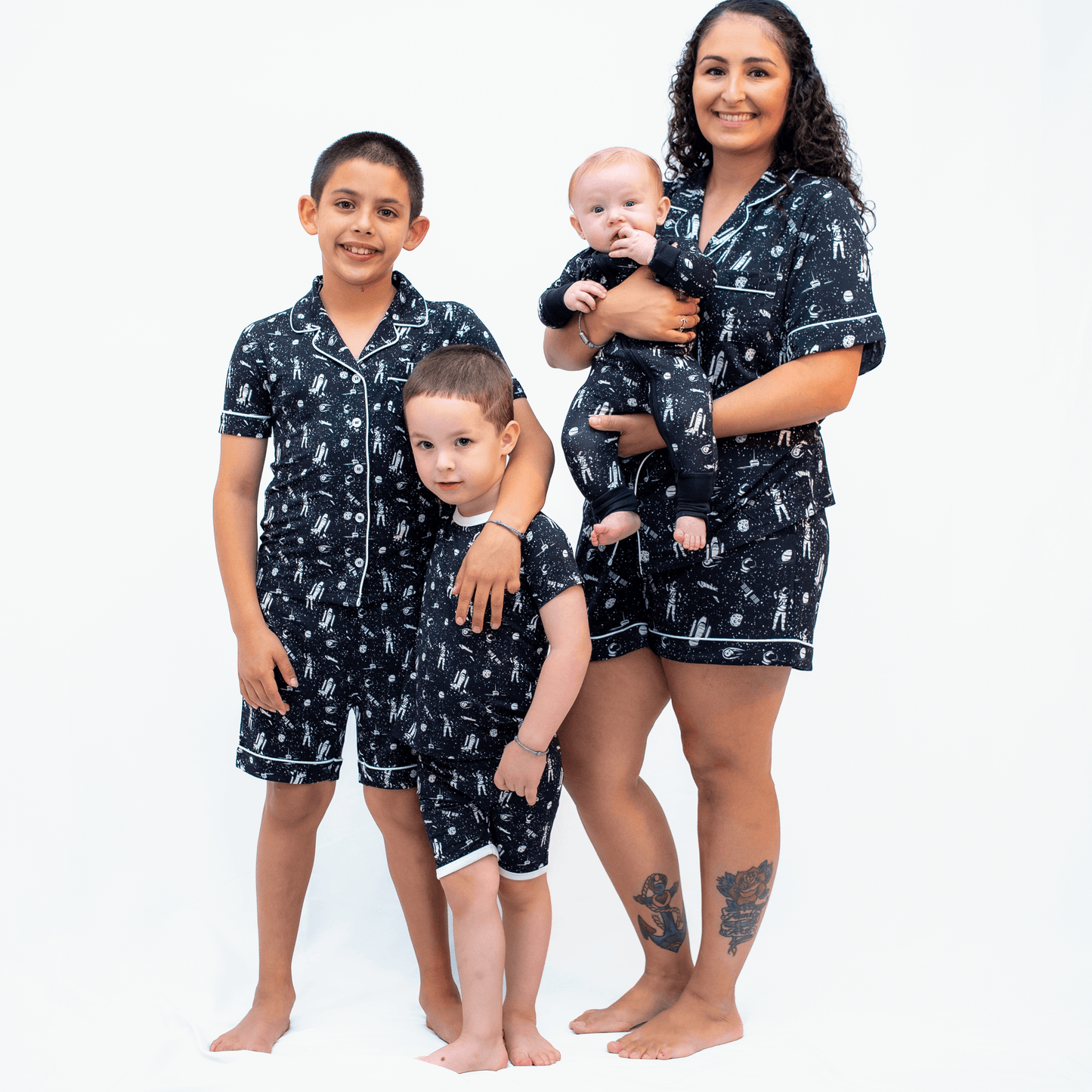 Beyond the Galaxy, Kids Boys/Girls Button Up Pajama Set