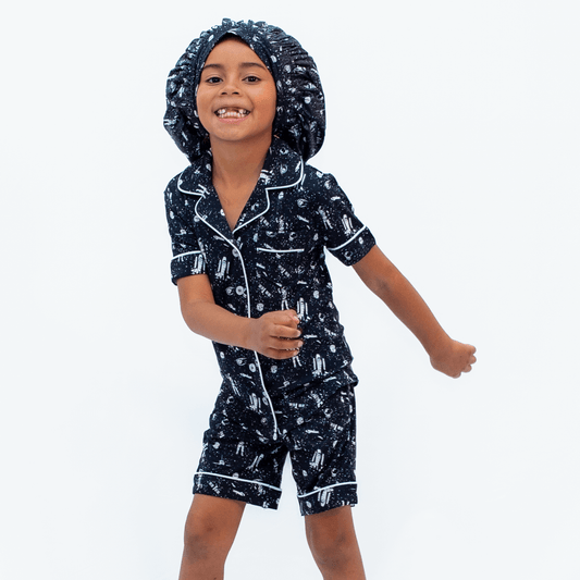 Beyond the Galaxy, Kids Boys/Girls Button Up Pajama Set